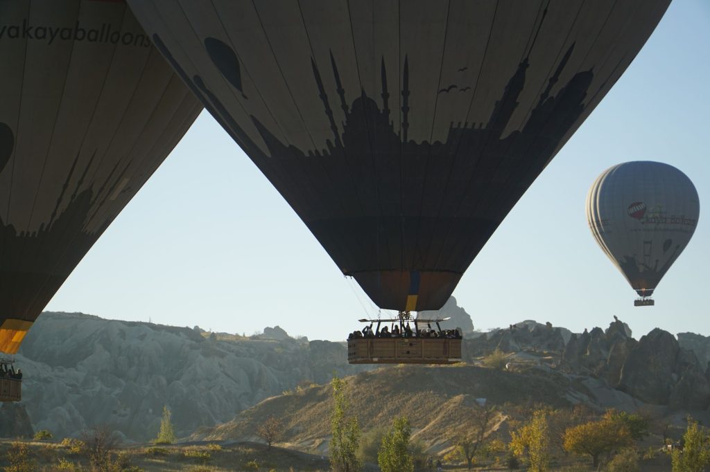 Peri Bacaları'nda balon turu