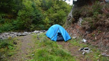 Doğu Karadeniz yaylalarında kamp yaparken